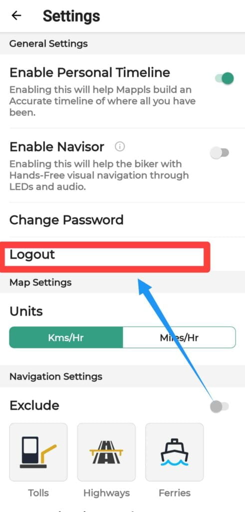 How to Log Out from Mappls MapmyIndia App