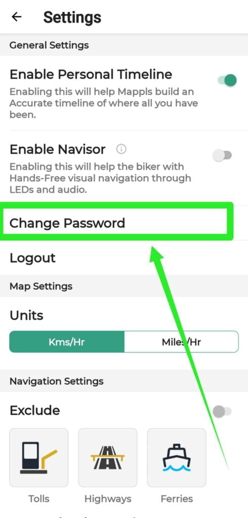 How to Change Password in Mappls 