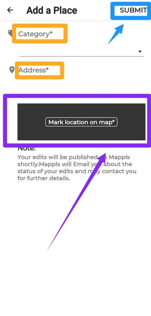 How to add a place in Mappls MapmyIndia maps