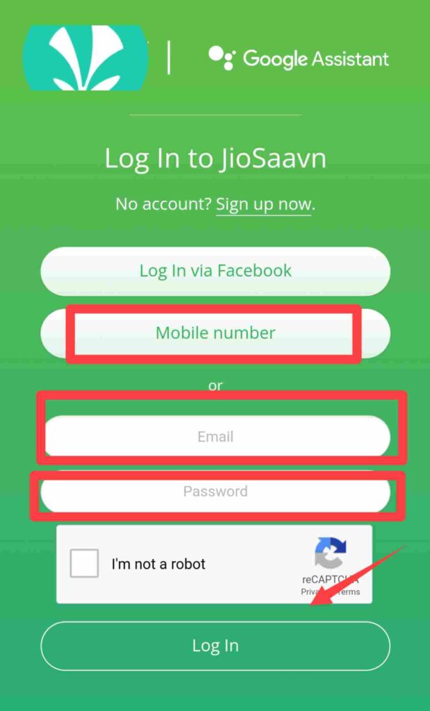 How to link jiosaavn to google home ?