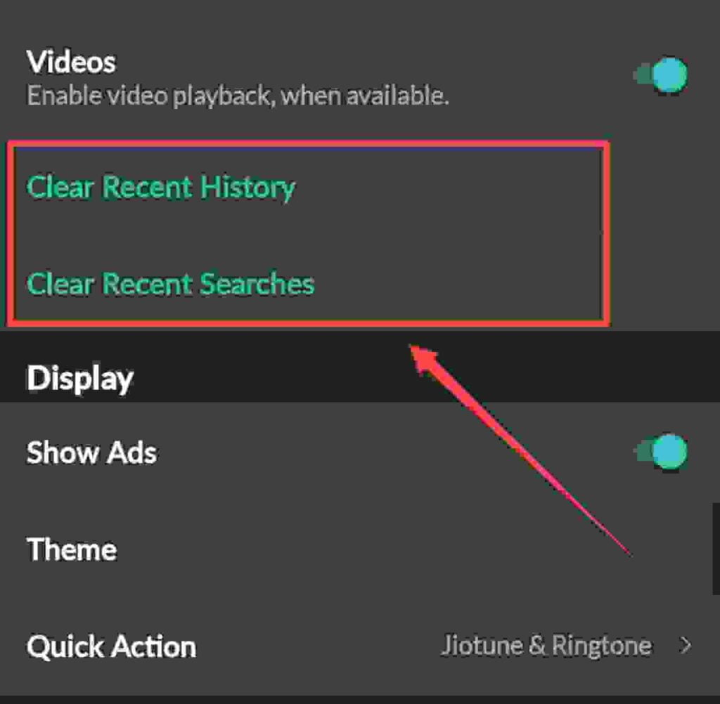 How to Clear History in Jiosavan app? in 5 Steps