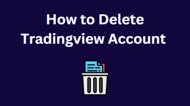 How to Delete Tradingview Account