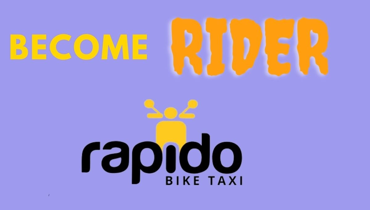 how to become rapido Rider