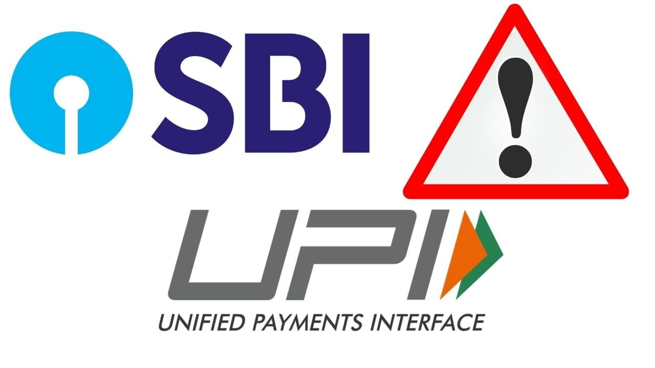 SBI UPI service is not Working Today