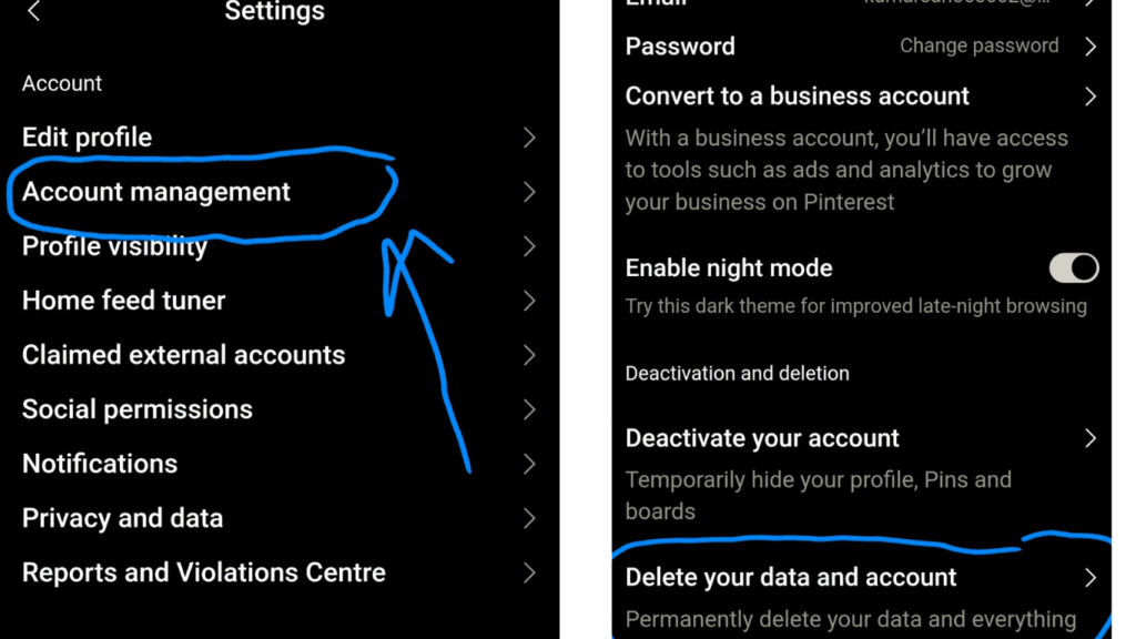 How to Delete Pinterest Account in easy steps 3 How to Delete Pinterest Account in easy steps